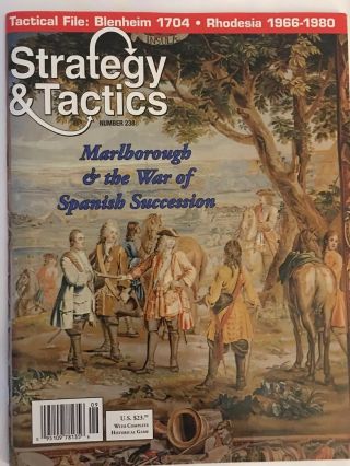 Strategy & Tactics 238 Game Mag Marlborough War Of Spanish Succession Punched