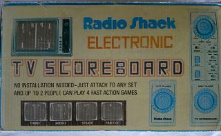 Vintage Radio Shack Electronic Tv Scoreboard 60 - 3060