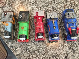 Thomas And Friends Trackmaster Trains.  Bash,  Percy,  Skarloey,  Sir Handel And Bel