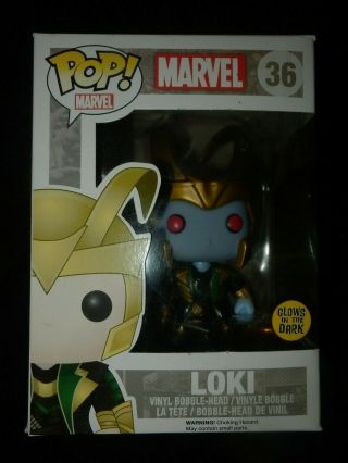 Frost Giant Loki Funko Pop 36 Glow In The Dark Version Marvel Thor