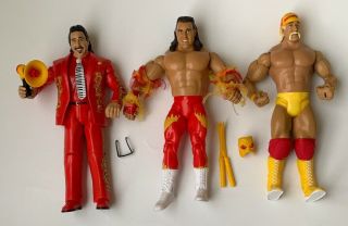 Wwe Jakks Classic Superstars Hulk Hogan Brutus Beefcake Jimmy Hart Maniacs