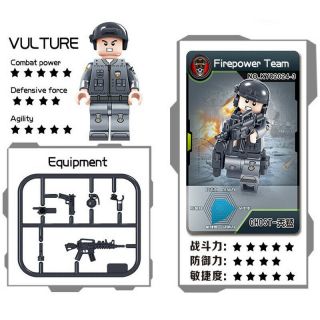 YETAA SWAT Command Vehicle Model Building Blocks Gift Arms Truck Toys Legofigure 5
