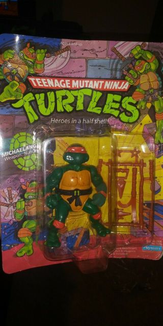 Teenage Mutant Ninja Turtles (michaelangelo) Action Figure - Playmates Toys 1988