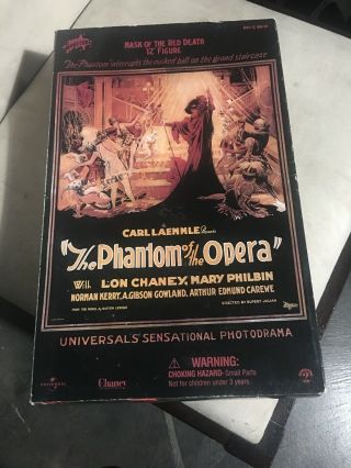 Lon Chaney Phantom Of The Opera Sideshow 12” Masque Of The Red Death.  Nib
