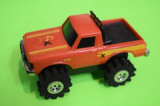 Vintage Schaper Stomper 4x4 Red Chevy Luv Chevrolet Truck W/ Battery Cover