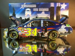 David Gilliland 34 Honoring Our Heroes Stephen Siller Autographed 2011 Ford 500 2