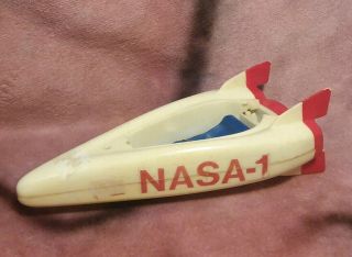 Vintage Zylmex Nasa - 1 Spaceship Shuttle Vehicle - 1978 Zee Toys Metal Man?
