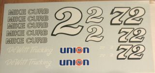 Jnj Benny Parsons Dale Earnhardt Dave Marcis 2/ 72 Chevy Olds Decal 1/25 1/24
