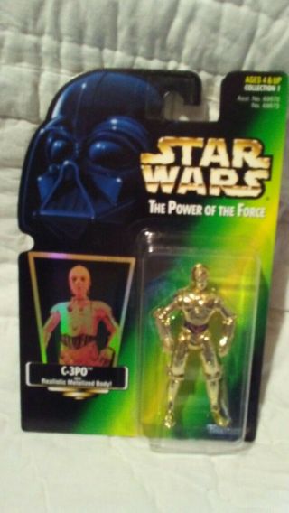 Kenner Star Wars Power Of The Force 3.  75 " C - 3po Action Figure Potf