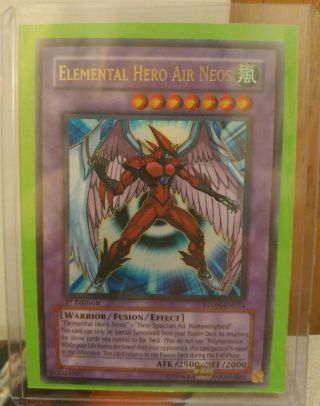 Yugioh Elemental Hero Air Neos Ultra Rare 1st Edition From Strike Of Neos Box