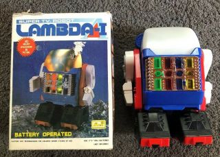 Lambda I Tv Vintage Robot Battery Operated S.  H.  Horikawa Made In Taiwan 70s 80s