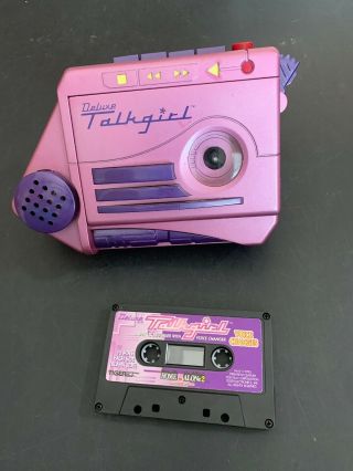 Deluxe Talkgirl Cassette Player Recorder Tiger Home Alone 2 Vintage 1992 W/ Tape