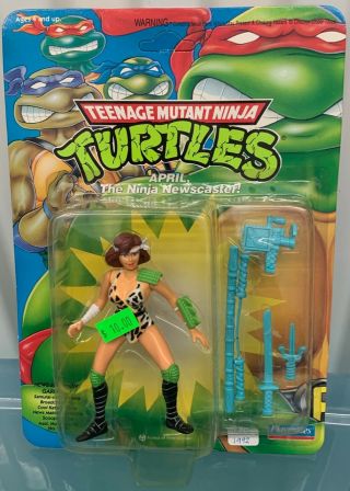 Tmnt 1992 Teenage Mutant Ninja Turtles April The Ninja Newscaster Figure