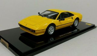 ===== Kyosho 1:43 Ferrari 308 Gtb Yellow (closed Box) =====
