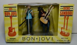 Jon Bon Jovi & Richie Sambora Mcfarlane Toys 2 Pack Boxed Set Action Figure