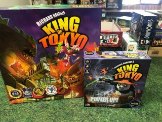 Richard Garfield King Of Tokyo Board Game Iello,  Power Up Expansion Kaiju Fun