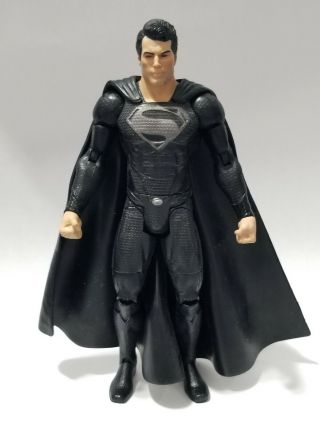 Dc Movie Masters Man Of Steel Movie Solar Black Suit Superman Action Figure