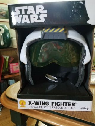 Star Wars Deluxe " Red 2 " X - Wing Pilot Helmet (adult Size)