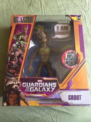 Jada Metals Die Cast 6in Groot Marvel Guardians Of The Galaxy Action Figure