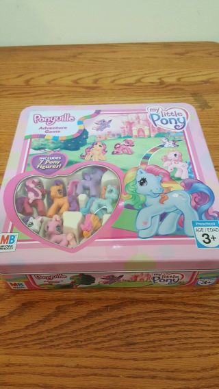 My Little Pony - Ponyville Adventure Game With 7 Pony Figures