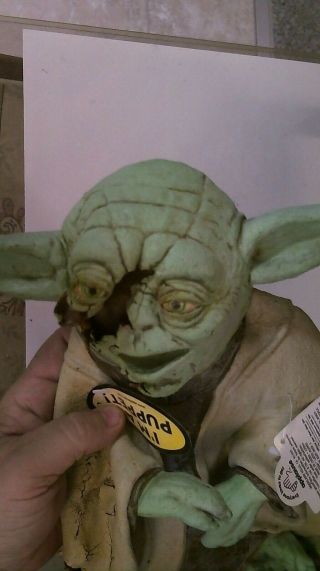 (see Pic) Star Wars 13 " Rubber Yoda Puppet Applause 1999 Rare W/tag Ouch