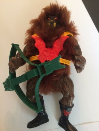 Dark Face Grizzlor With Weapon Motu Vintage Masters Of The Universe