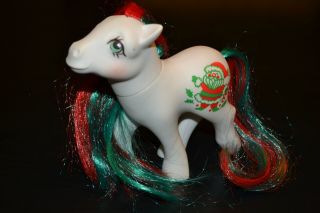 My Little Pony Vintage G1 Merry Treat Santa Claus Red Green Christmas