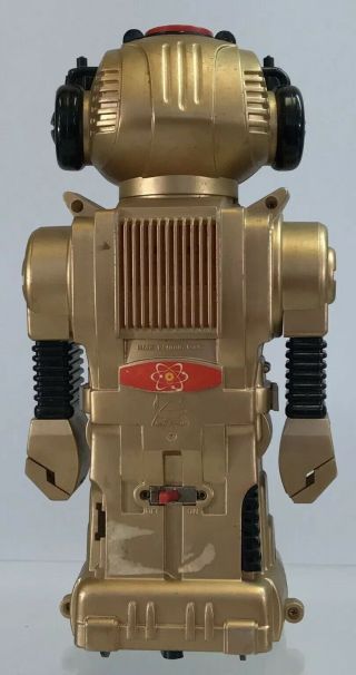 Vintage 1980s Bright Magic Mike Gold Robot Model B 2002 10.  5” Figure Decor 2