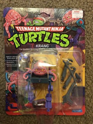 1989 Playmates Tmnt Krang Teenage Mutant Ninja Turtles