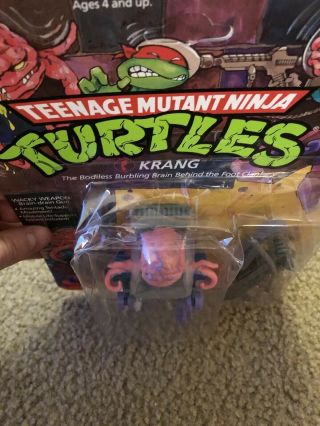 1989 Playmates TMNT Krang Teenage Mutant Ninja Turtles 4