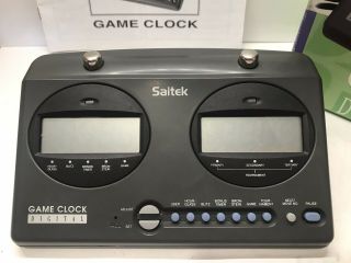 Saitek Digital Chess Clock Hourglass Blitz Tournament Bonus Game Timer Bronstein 2