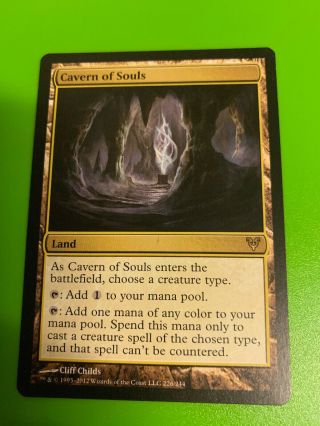 Cavern Of Souls Mtg Magic The Gathering Wizards Of The Coast Avacyn Restored