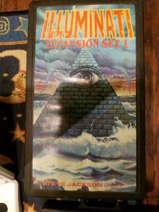 Illuminati: Expansion Set 1 & 2 Steve Jackson Games Board Card Classic Parts