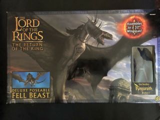 Lord Of The Rings The Return Of The King - Deluxe Poseable Fell Beast - Rare