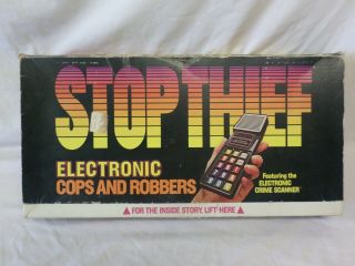 Stop Thief Electronic Cops And Robbers Board Game [ Parker Brothers 1979 ]