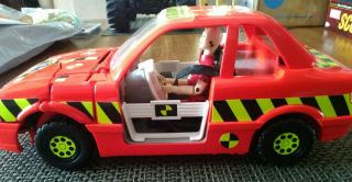 Rare 1991 Tyco Crash Dummies Crash Car,  Daryl Figure (cond. )