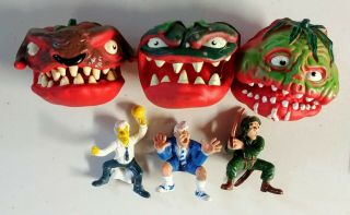 Vintage 1991 Attack Of The Killer Tomatoes Action Figures