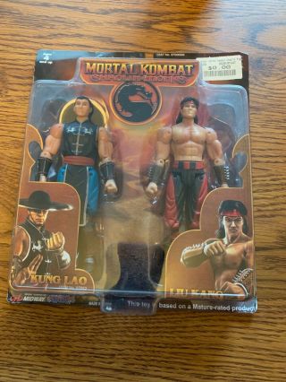 Mortal Kombat Shaolin Monks Kung Lao & Liu Kang Mk Action Figures - Jazwares