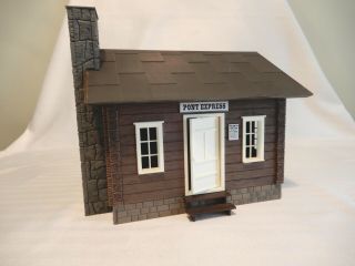 Piko G Scale Building Block House / Pony Express,  62224,  Pre - Owned