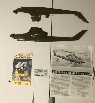 REVELL BELL HUEY COBRA HELICOPTER - 1/32 Scale Revell Model Kit 1969. 3