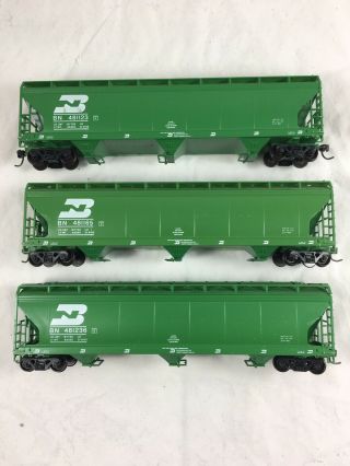 Ho Scale Bn Acf 3 - Bay Covered Hopper Accurail 2000 Series