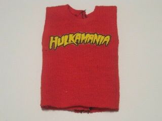 Wwe Mattel Elite Hulk Hogan Custom Red Shirt For Wrestling Figure Njpw Roh Nxt