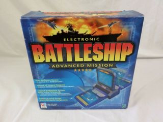 Electronic Battleship Advanced Mission Battle Game [ Milton Bradley 2000 ]
