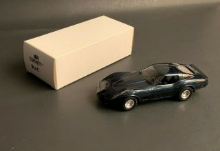 1981 Chevrolet Corvette Dark Blue Dealer Promo Car
