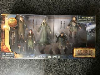 The Hobbit: Mirkwood Hero Pack Set Legolas Kili Tauriel Thranduil