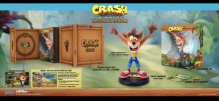 Crash Bandicoot Statue First 4 Figures F4f 9 " Pvc Exclusive Edition