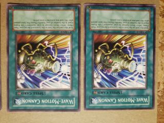 3x Yugioh Wave - Motion Cannon 1st Edition MFC - 040 Common 3
