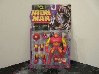 Iron Man Hulk Buster Armor Marvel Comics Toy Biz 1995 Nip