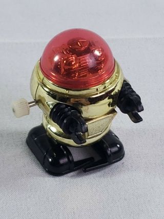 Vintage Tomy 1978 Robot Wind - Up Toy Lost In Space Red/gold 2 "