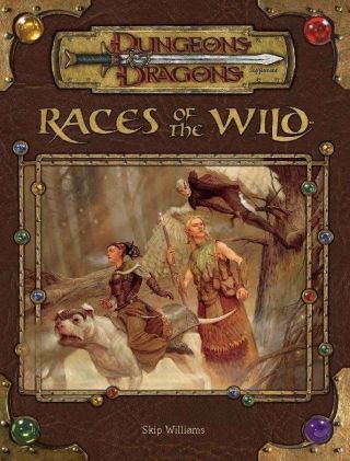 Races Of The Wild D&d Hardcover Dungeons And Dragons 3.  5